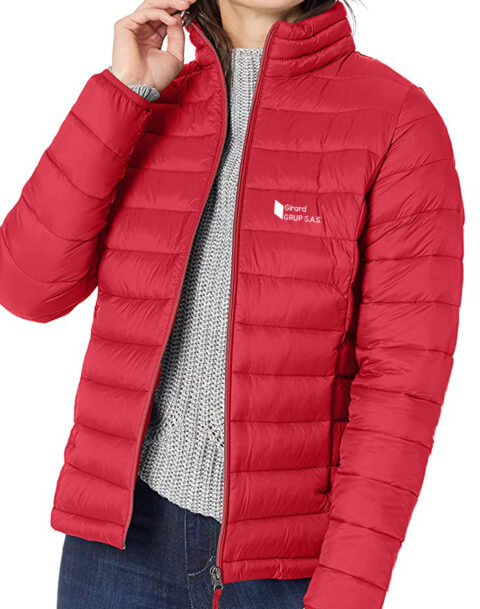 Chaqueta Para Mujer Abullonada Moda Dulce